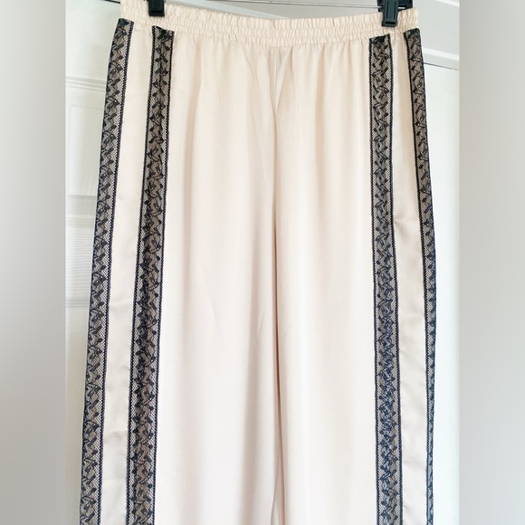 NWT Victoria’s Secret Lace Striped Lounge Pants - Picture 4 of 14